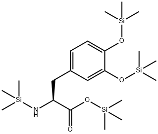 L-Tyrosine, N,O-bis(trimethylsilyl)-3-[(trimethylsilyl)oxy]-, trimethy lsilyl ester picture