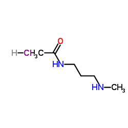 1-Methylamino-3-acetylamino-propan结构式