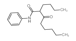 Octanamide, 2-butyl-3-oxo-N-phenyl- structure