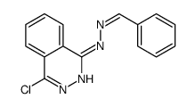 N-(benzylideneamino)-4-chlorophthalazin-1-amine结构式