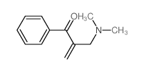 2-(dimethylaminomethyl)-1-phenyl-prop-2-en-1-one结构式
