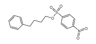 4-phenylbutyl p-nitrobenzenesulfonate结构式