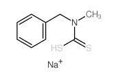 (benzyl-methyl-amino)methanedithioic acid结构式