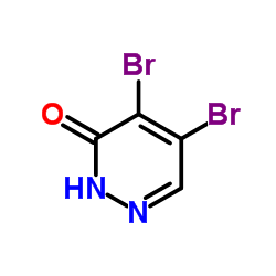 4,5-Dibromopyridazin-3-one Structure