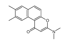 3-(dimethylamino)-8,9-dimethylbenzo[f]chromen-1-one Structure