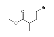 methyl 4-bromo-2-methylbutanoate结构式