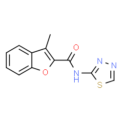 2-Benzofurancarboxamide,3-methyl-N-1,3,4-thiadiazol-2-yl-(9CI) picture