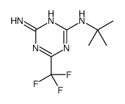 2-N-tert-butyl-6-(trifluoromethyl)-1,3,5-triazine-2,4-diamine结构式