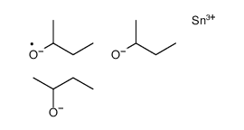 tri(butan-2-yloxy)-methylstannane结构式