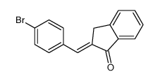 2-[(4-bromophenyl)methylidene]-3H-inden-1-one Structure