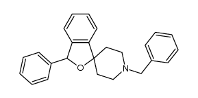 1'-benzyl-3-phenyl-3H-spiro[isobenzofuran-1,4'-piperidine]结构式