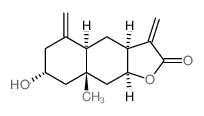 Naphtho[2,3-b]furan-2(3H)-one,decahydro-7-hydroxy-8a-methyl-3,5-bis(methylene)-, (3aR,4aS,7S,8aR,9aR)- picture