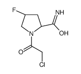 2-Pyrrolidinecarboxamide, 1-(chloroacetyl)-4-fluoro-, (2S,4S)- (9CI)结构式