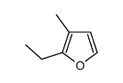 2-ethyl-3-methylfuran Structure