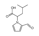 2-(2-Formyl-pyrrol-1-yl)-4-methyl-pentanoic acid Structure