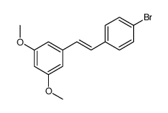 1-[2-(4-bromophenyl)ethenyl]-3,5-dimethoxybenzene Structure