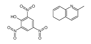 2-methyl-5,6-dihydroquinoline,2,4,6-trinitrophenol结构式