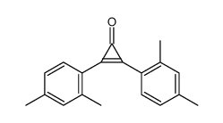 2,3-bis(2,4-dimethylphenyl)cycloprop-2-en-1-one结构式