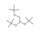 bis(trimethylsilyl) (((trimethylsilyl)oxy)methyl)phosphonite Structure