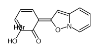 3-([1,2]oxazolo[2,3-a]pyridin-8-ium-2-yl)benzene-1,2-diol,bromide Structure