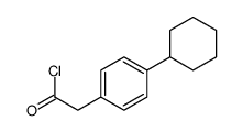 2-(4-cyclohexylphenyl)acetyl chloride Structure