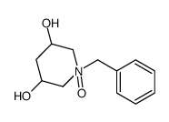 1-benzyl-1-oxidopiperidin-1-ium-3,5-diol结构式