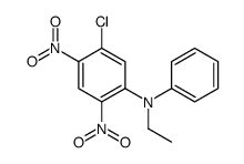 5-chloro-N-ethyl-2,4-dinitro-N-phenylaniline Structure