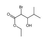 ethyl 2-bromo-3-hydroxy-4-methylpentanoate Structure