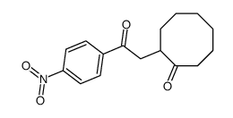 2-[2-(4-nitrophenyl)-2-oxoethyl]cyclooctan-1-one结构式
