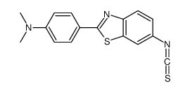 4-(6-isothiocyanato-1,3-benzothiazol-2-yl)-N,N-dimethylaniline结构式