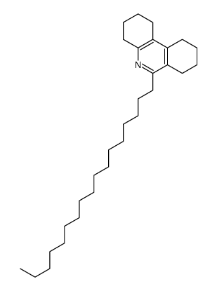 6-heptadecyl-1,2,3,4,7,8,9,10-octahydrophenanthridine结构式