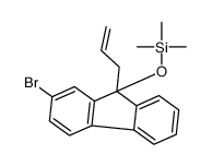 (2-bromo-9-prop-2-enylfluoren-9-yl)oxy-trimethylsilane Structure