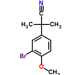 2-(3-Bromo-4-methoxyphenyl)-2-methylpropanenitrile picture