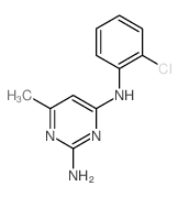 N-(2-chlorophenyl)-6-methyl-pyrimidine-2,4-diamine结构式