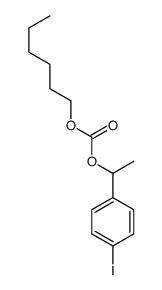 hexyl 1-(4-iodophenyl)ethyl carbonate Structure