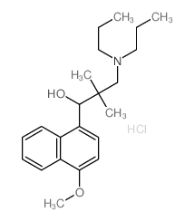 3-(dipropylamino)-1-(4-methoxynaphthalen-1-yl)-2,2-dimethyl-propan-1-ol picture