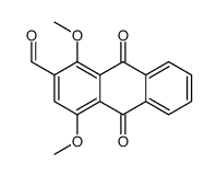 1,4-dimethoxy-9,10-dioxoanthracene-2-carbaldehyde Structure