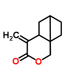 4,7-Methanocyclopenta[b]pyran-2(3H)-one, hexahydro-3-methylene-结构式