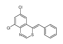 4-benzylidene-6,8-dichloro-3,1-benzothiazine Structure