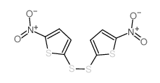 Thiophene,2,2'-dithiobis[5-nitro- (9CI)结构式
