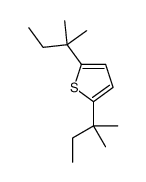 2,5-bis(2-methylbutan-2-yl)thiophene结构式