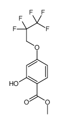 methyl 2-hydroxy-4-(2,2,3,3,3-pentafluoropropoxy)benzoate Structure