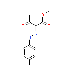 Butanoic acid, 2-[(4-fluorophenyl)hydrazono]-3-oxo-, ethyl ester (9CI) Structure