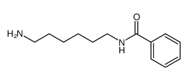 N-(6-amino-hexyl)-benzamide结构式