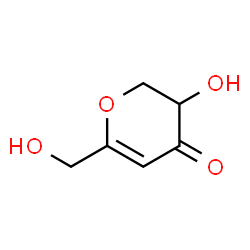 4H-Pyran-4-one, 2,3-dihydro-3-hydroxy-6-(hydroxymethyl)- (9CI)结构式