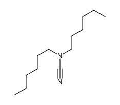 dihexylcyanamide Structure
