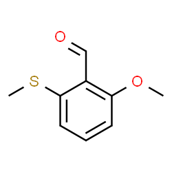 2-Methoxy-6-(methylsulfanyl)benzaldehyde结构式