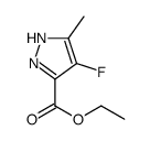 4-氟-5-甲基-1H-吡唑-3-甲酸乙酯结构式
