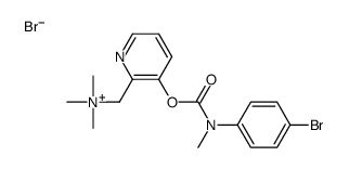 [3-[(4-bromophenyl)-methylcarbamoyl]oxypyridin-2-yl]methyl-trimethylazanium,bromide结构式
