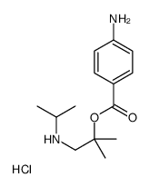 [2-(4-aminobenzoyl)oxy-2-methylpropyl]-propan-2-ylazanium,chloride结构式